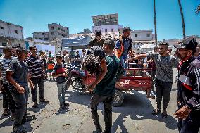 Israel Targets House in Gaza - Gaza City