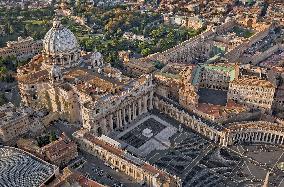 Illustration - Aerial Rome - Italy