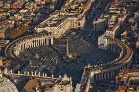 Illustration - Aerial Rome - Italy