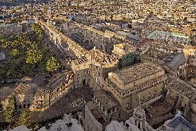 Illustration - Aerial Rome - Italy