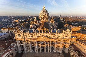 Illustration - Aerial Rome - Italy