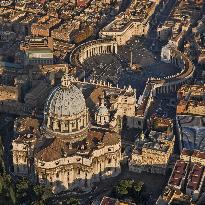 Illustration - Aerial Rome - Italy