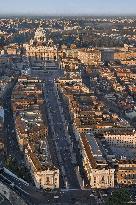 Illustration - Aerial Rome - Italy
