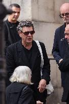 Thierry Ardisson Funeral - Paris