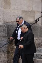 Thierry Ardisson Funeral - Paris