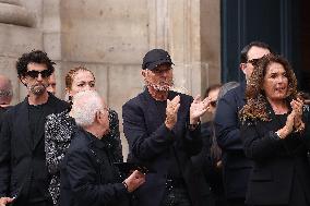 Thierry Ardisson Funeral - Paris