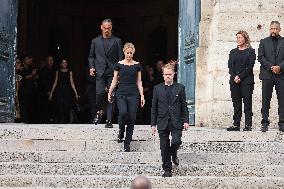 Thierry Ardisson Funeral - Paris