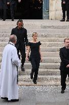Thierry Ardisson Funeral - Paris