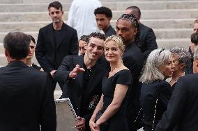 Thierry Ardisson Funeral - Paris