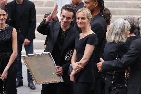 Thierry Ardisson Funeral - Paris