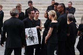 Thierry Ardisson Funeral - Paris