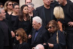Thierry Ardisson Funeral - Paris