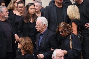 Thierry Ardisson Funeral - Paris