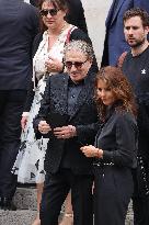 Thierry Ardisson Funeral - Paris