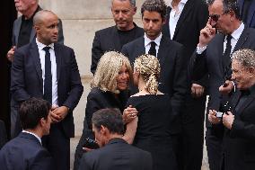 Thierry Ardisson Funeral - Paris
