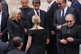 Thierry Ardisson Funeral - Paris