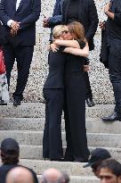 Thierry Ardisson Funeral - Paris