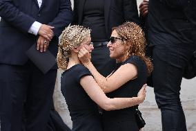 Thierry Ardisson Funeral - Paris