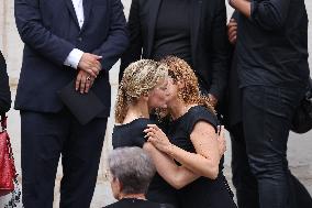 Thierry Ardisson Funeral - Paris