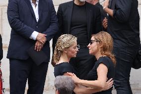 Thierry Ardisson Funeral - Paris