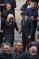 Thierry Ardisson Funeral - Paris