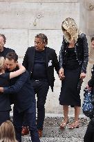 Thierry Ardisson Funeral - Paris