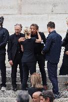 Thierry Ardisson Funeral - Paris