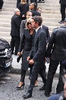 Thierry Ardisson Funeral - Paris