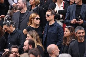 Thierry Ardisson Funeral - Paris
