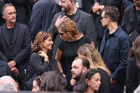 Thierry Ardisson Funeral - Paris