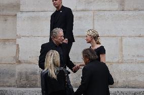 Thierry Ardisson Funeral - Paris