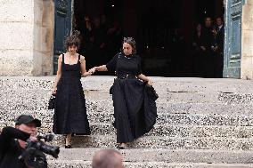 Thierry Ardisson Funeral - Paris