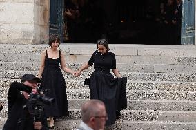 Thierry Ardisson Funeral - Paris