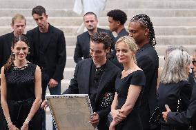 Thierry Ardisson Funeral - Paris