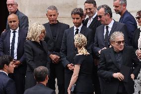 Thierry Ardisson Funeral - Paris
