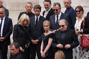 Thierry Ardisson Funeral - Paris