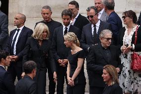 Thierry Ardisson Funeral - Paris