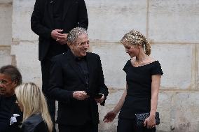 Thierry Ardisson Funeral - Paris