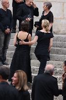 Thierry Ardisson Funeral - Paris