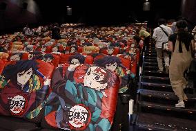Opening day of latest "Demon Slayer" movie