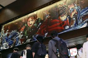 Opening day of latest "Demon Slayer" movie