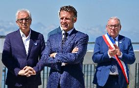 Macron At UNESCO Bid Presentation - Bagneres-de-Bigorre