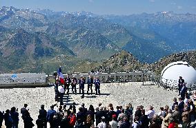 Macron At UNESCO Bid Presentation - Bagneres-de-Bigorre