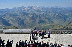 Macron At UNESCO Bid Presentation - Bagneres-de-Bigorre