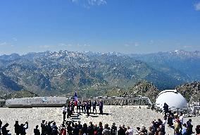 Macron At UNESCO Bid Presentation - Bagneres-de-Bigorre