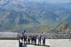 Macron At UNESCO Bid Presentation - Bagneres-de-Bigorre