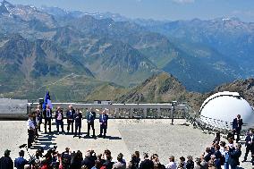 Macron At UNESCO Bid Presentation - Bagneres-de-Bigorre