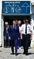 Macron At UNESCO Bid Presentation - Bagneres-de-Bigorre