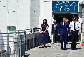 Macron At UNESCO Bid Presentation - Bagneres-de-Bigorre