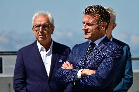 Macron At UNESCO Bid Presentation - Bagneres-de-Bigorre